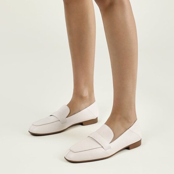 Elegant Off-White Loafers Size 38 (US 7.5) - Picture 2 of 6